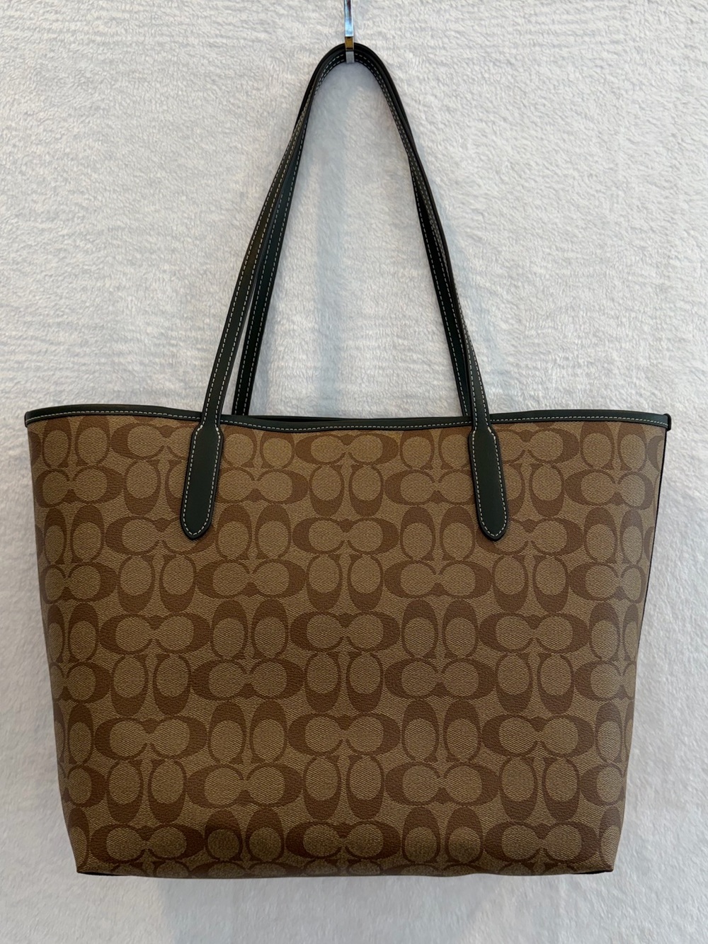 Coach Like-New Varsity City Tote CB879 - Picture 2 of 8
